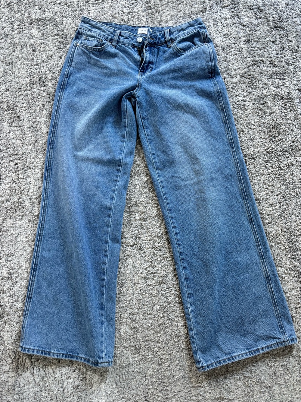 PacSun Light Blue Wide-Leg Denim Jeans